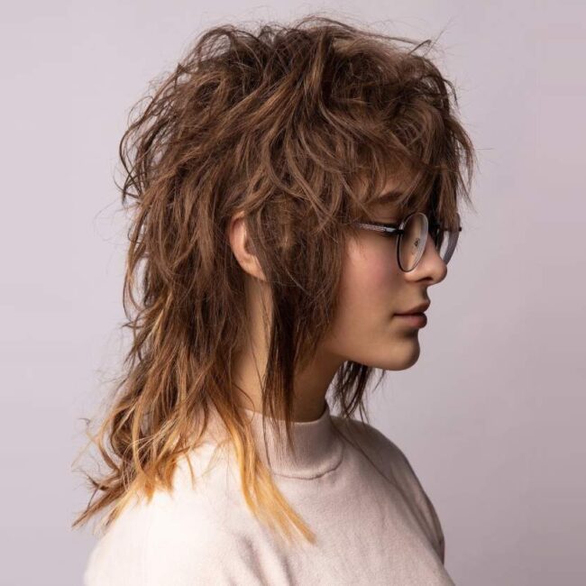 shaggy mullet
